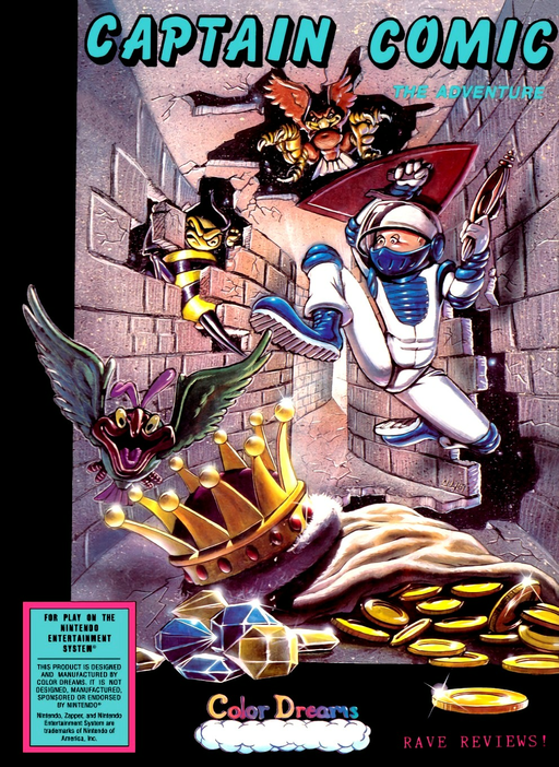 Captain Comic - The Adventure (USA) (Unl) box art